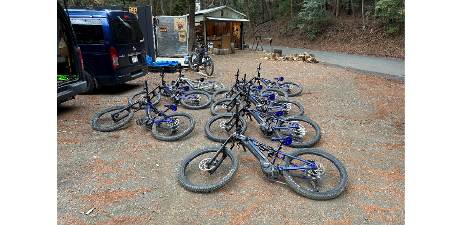 プロジェクト始動時に訪れた静岡県森町のミリオンペタル<br />
（撮影者：田口裕都）